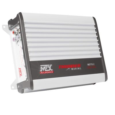 MTX Audio WET75.2 Thunder Marine 100W x 2 @ 2 Class A/B Marine Grade Amplifier
