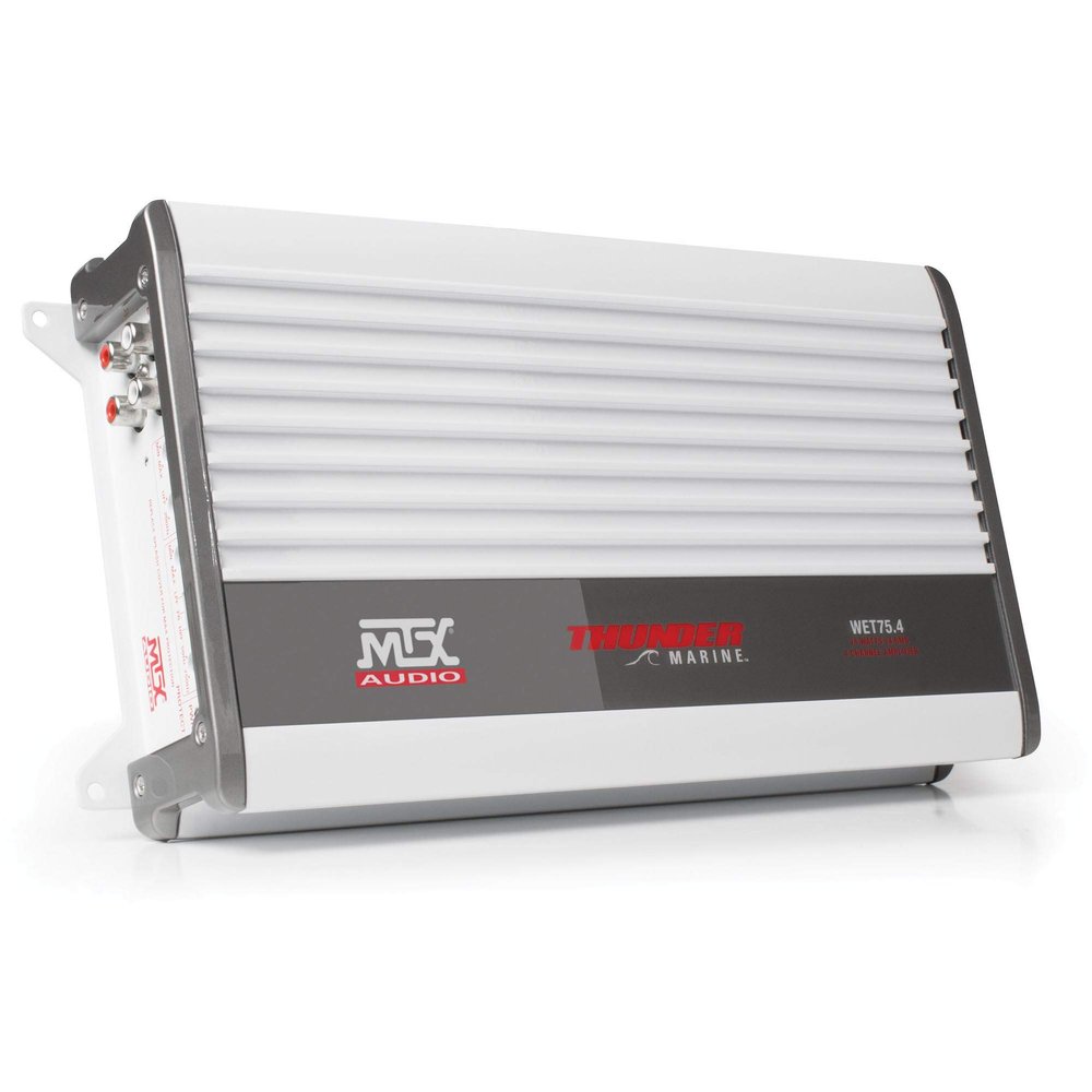 MTX WET75.4 400 Watt RMS 4-Channel Marine Amplifier Amp 4 Boat/ATV/UTV/RZR/Cart