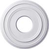 12 3/8"OD x 4"ID x 1 1/8"P Classic Ceiling Medallion (Fits Canopies up to 7 1/4") view 1