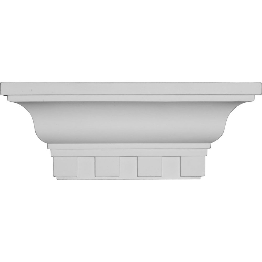 Ekena Millwork SH12X04X04DE Dentil Shelf, 12"W x 4 1/2"H x 4 1/8"P