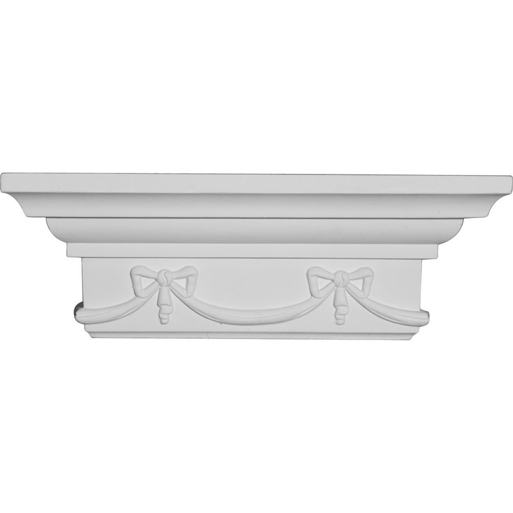 Ekena Millwork SH12X04X04VE Versailles Shelf, 12" W x 4 3/8" H x 4 1/8" P