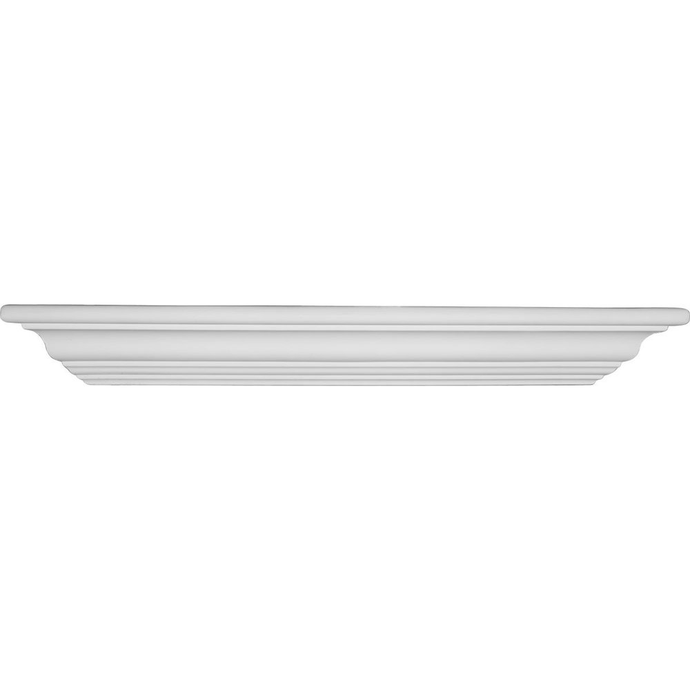 Ekena Millwork SH23X16X03 Mini Classic Corner Shelf, 22 7/8" W x 16 1/4" P x 2 5/8" H