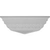 Ekena Millwork SH23X16X05TI Tirana Corner Shelf, 22 3/4" W x 16 1/8" P x 5 3/8" H view 2