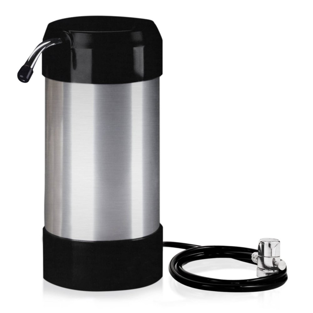 cleanwater4less Countertop Water Filtration System | No Plumbing Faucet Adapter, Water Purifier | Instant countertop Water Filter | Water Filter Dispenser | Easily Fills Your Water Filter Pitcher
