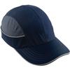 Ergodyne Safety Bump Cap, Baseball Hat Style, Comfortable Head Protection, Long Brim, Skullerz 8950, Navy Blue, Long view 4