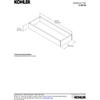 KOHLER 99738-1WS Appliance Tray for Rollout Door, Bamboo view 3