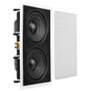 OSD Audio Dual 8" in Wall Subwoofer 350W Reinforced Back Bridge, Easy Install, Paintable Grill, IWS88 view 1