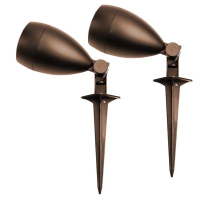 OSD Audio 3" Landscape In Ground 60W Speaker, Outdoor Weather Resistant, LS3 Bronze (Pair)