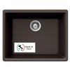 Houzer 24" Granite Composite Undermount Single Bowl Kitchen Sink view 1