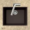 Houzer 24" Granite Composite Undermount Single Bowl Kitchen Sink view 2