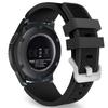 MoKo Band Compatible with Samsung Galaxy Watch 3 45mm/Gear S3 Frontier/Classic/Galaxy Watch 46mm/Huawei Watch GT 46mm/Watch GT 2e 46mm/Ticwatch S2/E2, Silicone Sport Strap Fit 22mm Band, Black view 1