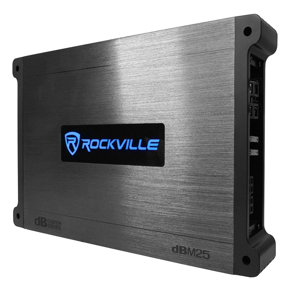 Rockville DBM25 2-Channel Marine/Boat Amplifier with Silicone Covers