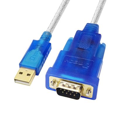 DTECH USB to Serial Adapter Cable 16 ft DB9 Male RS232 to USB Cord with FTDI Chip Supports Windows 11 10 8 7 Mac Linux (5m)