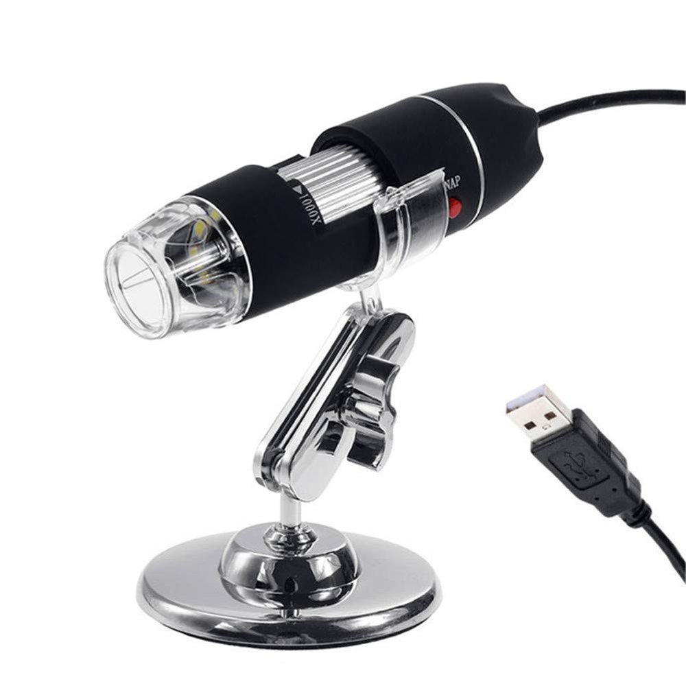 Mega Pixels 1000X 8 LED Digital USB Microscope Microscopio Magnifier Electronic Stereo USB Endoscope Camera