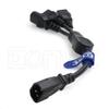 Eonvic IEC 320 C14 Male to 3 x C13 Female Y Splitter Power Cable 2ft/60cm view 4