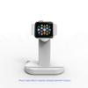CyberTech 2 in 1 Replacement for Apple Watch and iPhone Charging Station with Built-in Insert Slots, Compatible for iPhone & Apple 2015 iWatch 3 38/42 mm (White) view 2