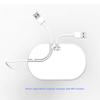CyberTech 2 in 1 Replacement for Apple Watch and iPhone Charging Station with Built-in Insert Slots, Compatible for iPhone & Apple 2015 iWatch 3 38/42 mm (White) view 4
