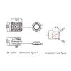 CNLINKO 3 Pin Power Industrial Circular Connector, Female Plug & Male Panel Mount Receptacles Socket Jack, Outdoor Waterproof IP67, AC DC view 4