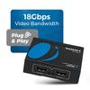 OREI UltraHD 4K @ 60 Hz 1 x 2 HDMI Splitter 1 in 2 Out (2 Port) 4:4:4 8-bit - Does Not Bypass HDCP, 18 Gbps, 4K HDMI Splitter view 2