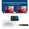 OREI UltraHD 4K @ 60 Hz 1 x 2 HDMI Splitter 1 in 2 Out (2 Port) 4:4:4 8-bit - Does Not Bypass HDCP, 18 Gbps, 4K HDMI Splitter view 3
