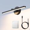 MantoLite LED Vanity Lighting Fixtures, Wall Mounted Plug in Light Fixtures view 1