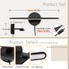MantoLite LED Vanity Lighting Fixtures, Wall Mounted Plug in Light Fixtures view 2