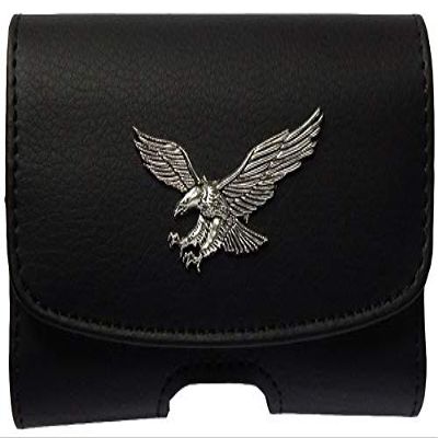 Premium 3D Eagle Design Pouch Case with Belt Clip for Dexcom G5 Mobile CGM Receiver (Mobile Continuous Glucose Monitoring) (Horizon1/Eagle/Silver)