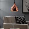 Modway Dimple Contemporary Modern Bell Shade 6.5" Hanging Ceiling Light Pendant Light Fixture In view 3