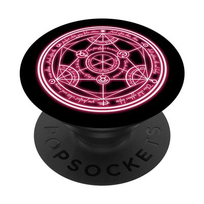 Blackcraft Human Transmutation Circle Witch Symbol PopSockets Adhesive PopGrip