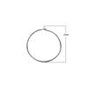 Handcrafted Silver Overlay Round Hoop Earwire from India Polished Classic Jewelry Component view 4