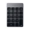 Satechi Slim Aluminum Bluetooth Keypad, Wireless Number Pad with 18 Keys, Micro USB Rechargeable Numpad, External Number Pad for MacBook Air/Pro M5/M4, iPad Air/Pro M5/M4/M3, iMac, PC - Space Gray view 1