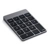 Satechi Slim Aluminum Bluetooth Keypad, Wireless Number Pad with 18 Keys, Micro USB Rechargeable Numpad, External Number Pad for MacBook Air/Pro M5/M4, iPad Air/Pro M5/M4/M3, iMac, PC - Space Gray view 2
