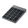 Satechi Slim Aluminum Bluetooth Keypad, Wireless Number Pad with 18 Keys, Micro USB Rechargeable Numpad, External Number Pad for MacBook Air/Pro M5/M4, iPad Air/Pro M5/M4/M3, iMac, PC - Space Gray view 3