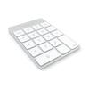 Satechi Slim Aluminum Bluetooth Keypad, Wireless Number Pad with 18 Keys, Micro USB Rechargeable Numpad, External Number Pad for MacBook Air/Pro M5/M4, iPad Air/Pro M5/M4/M3, iMac, PC - Silver view 2