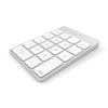 Satechi Slim Aluminum Bluetooth Keypad, Wireless Number Pad with 18 Keys, Micro USB Rechargeable Numpad, External Number Pad for MacBook Air/Pro M5/M4, iPad Air/Pro M5/M4/M3, iMac, PC - Silver view 3