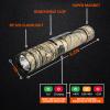 NICRON Flashlight, Rechargeable Twist Flashlight B70 Plus 1800 Lumen LED Flashlight 3-Color Light 90 Degree Camo with 360 Rotary Clip Waterproof view 4