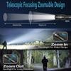 MODOAO 3pack Super Bright Flashlights High Lumens LED Flashlight with Zoomable Beam - Mini Flashlights for Camping, Hiking, Dog Walking - Powerful Emergency Flashlights with 5 Modes for Outdoor Use view 2