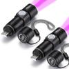DARKBEAM UV 395nm USB Rechargeable Flashlight Ultraviolet led Light Blacklight Portable 400nm Mini Detector for Dog Urine Pet Stains, Anti-counterfeiting Identification, Resin Curing view 1