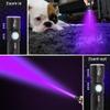 DARKBEAM UV 395nm USB Rechargeable Flashlight Ultraviolet led Light Blacklight Portable 400nm Mini Detector for Dog Urine Pet Stains, Anti-counterfeiting Identification, Resin Curing view 3
