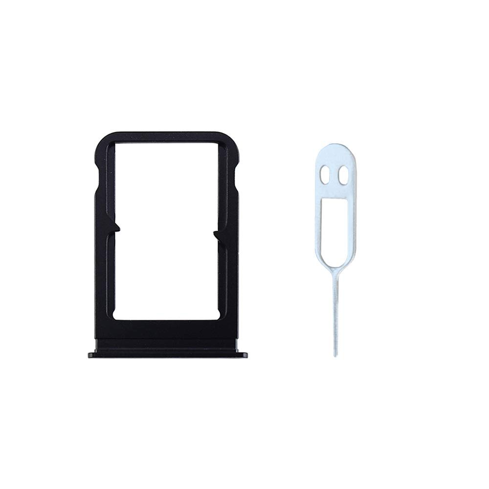 JayTong SIM Card Tray Holder Slot Replacement with Remover Eject Pin Tool for Xiao-mi 8 Mi8 Mi 8 Black