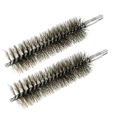 uxcell 2pcs M6 Wire Pipe Tube Sweep Cleaning Chimney Brush 30mm Diameter