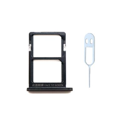 JayTong SIM Card Tray Holder Slot Replacement with Remover Eject Pin Tool for Xiao-mi Mi Mix/mi Mix Pro Black