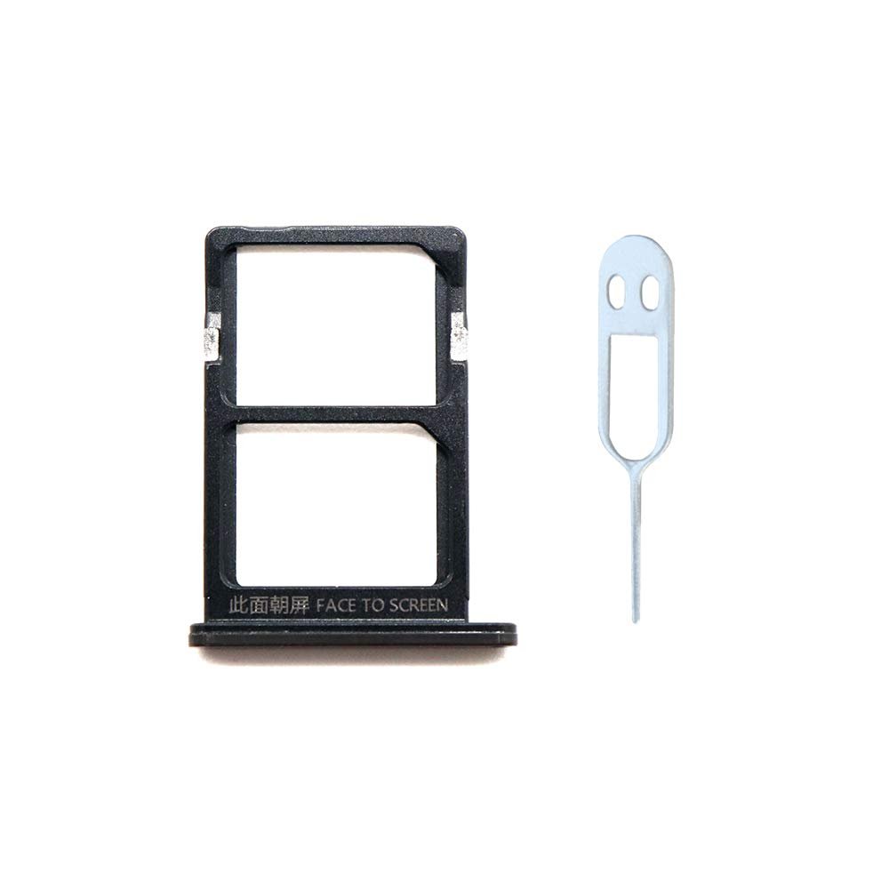 JayTong SIM Card Tray Holder Slot Replacement with Remover Eject Pin Tool for Xiao-mi Mi Mix/mi Mix Pro Black