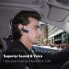Bluetooth Headset, Wireless Bluetooth Earpiece w/ 18 Hours Playtime and Noise Cancelling Mic,Ultralight Earbud Headphone Hands-Free Calls for iPhone Tablet Samsung Android Cell Phones Truck Driver view 2