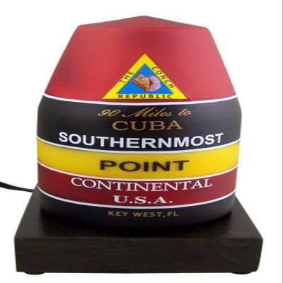 Southernmost Point Key West Buoy Landmark Lamp, 7 1/2 Inch