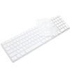 ProElife Keyboard Cover Skin for Apple Wired USB Keyboard with Numeric Keypad (A1243, Model MB110LL/B, NOT FIT Magic Keyboard) Ultra Thin Silicone Full Size Protector (Item Folded in Package) view 1
