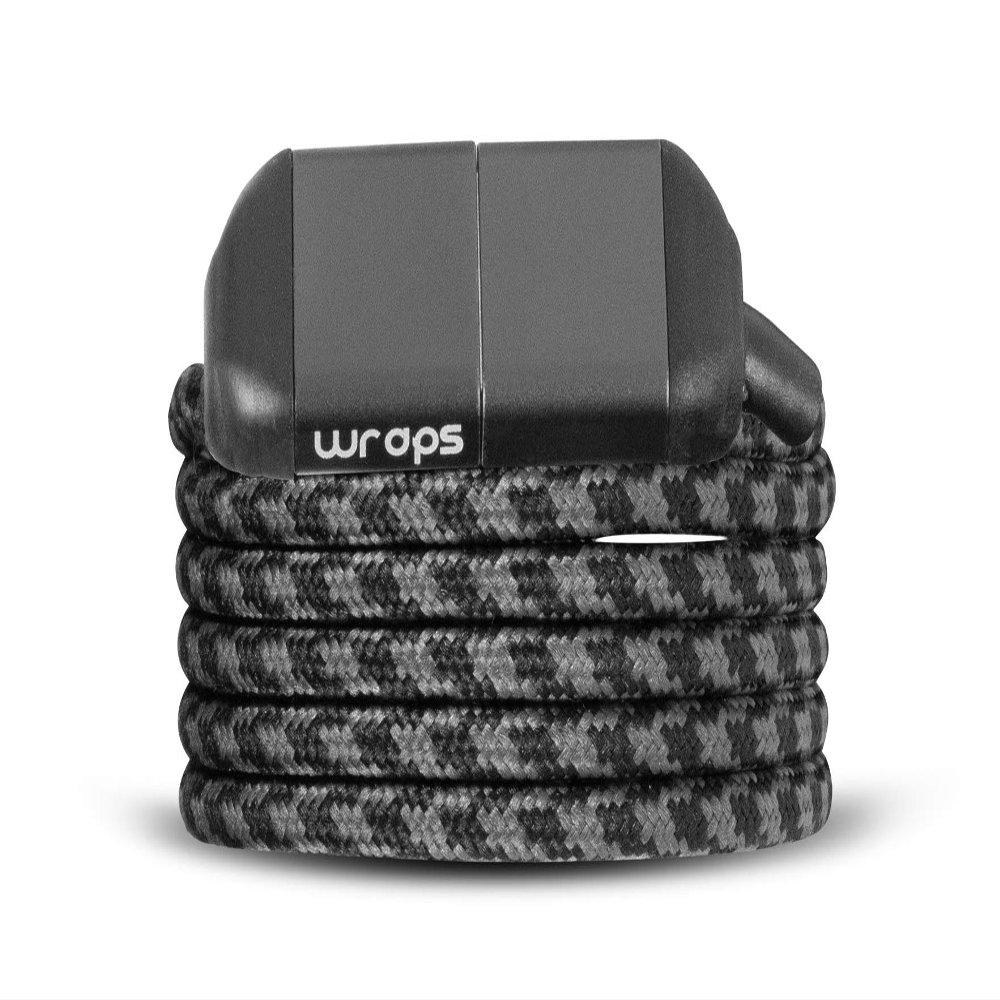 WRAPS WCMBV17 Wristband Charge Cable Micro USB 1 Meter Black