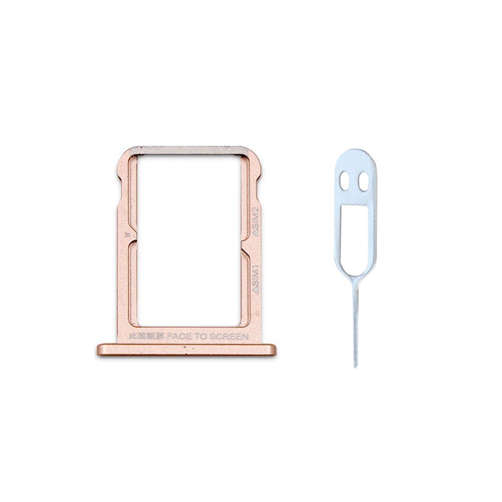 JayTong SIM Card Tray Holder Slot Replacement with Remover Eject Pin Tool for Xiao-mi Mi A2/6X Mi 6X Mi A2 Gold