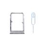 JayTong SIM Card Tray Holder Slot Replacement with Remover Eject Pin Tool for Xiao-mi 6 Mi6 Mi 6 Silver view 1