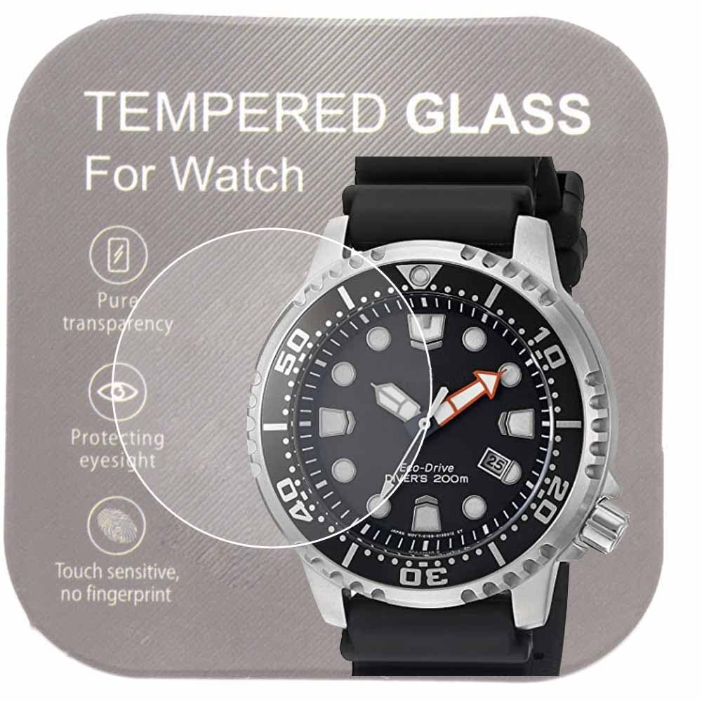 VRWOX 2 Pcs Glass Screen Protector For BN0150-28E/BN0151-09L Watch,2.5D Rounded Edges 9H Premium Real Tempered Glass Anti Scratch For BN0150 / BN0151